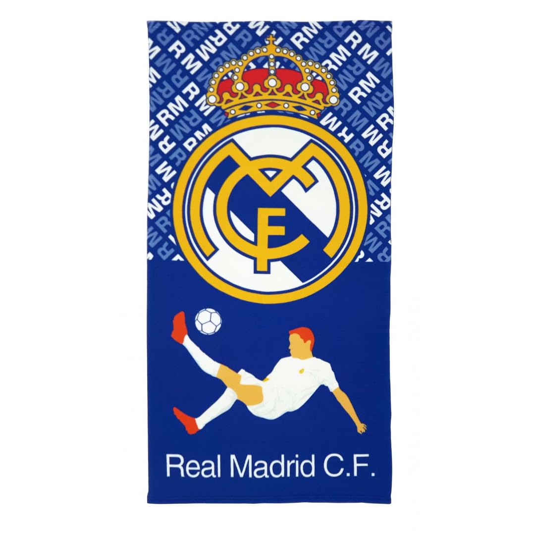 ARDITEX, Toalla Real Madrid, Toalla de Playa Real Madrid de Microfibra, Grande, para Piscina, Tumbona, Baño, Ducha, con Diseño Europeo, 100% Poliéster, 170 x 90 Centímetros, 240 gsm — view 8