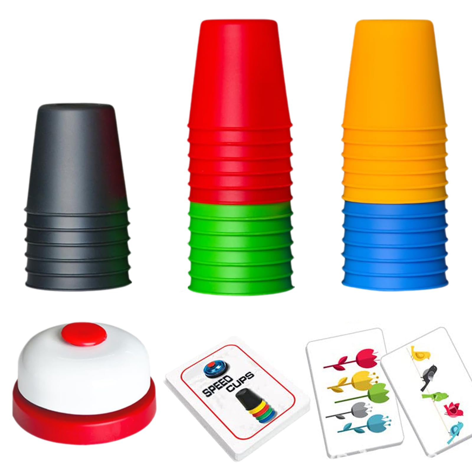 Classic Toys Quick Stacking Cups Game - 30 Cup Color Matching Game With ...