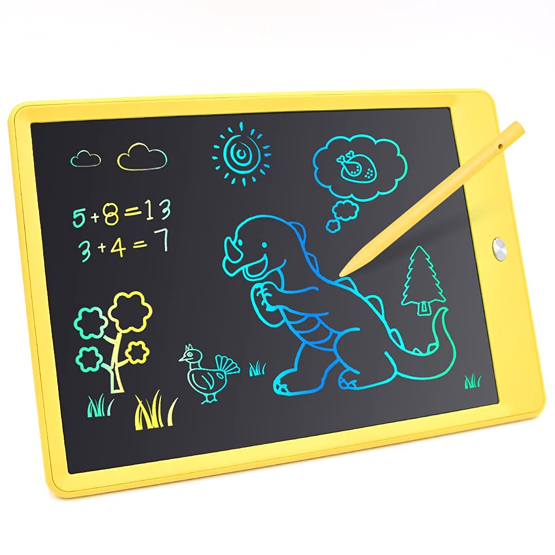 LCD Writing Tablet, Toddler Educational Toys for 2 3 4 5 6 7 8 Year Old Boys and Girls, 10 Inch Colorful Screen Doodle & Drawing Board Gifts for Girls and Boys