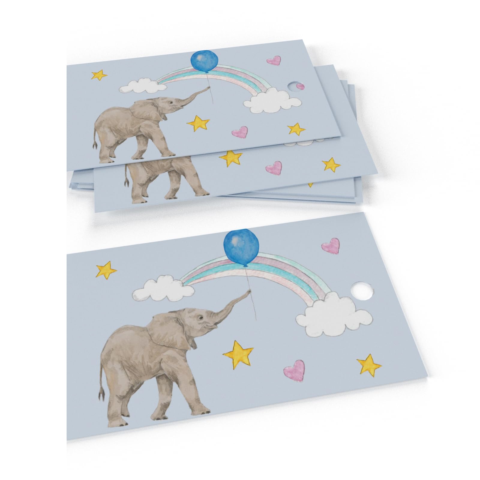 Children's Pink Baby Elephants - ECO Friendly Birthday - View #4