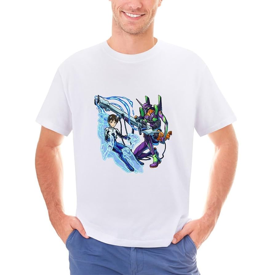 Amazon.co.jp: Tシャツ メンズ 新世紀エヴァンゲリオン 碇シンジ