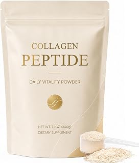 Bioactive Peptides Powder, Hydrolyzed Collagen Peptides Powder with Hyaluronic Acid, Lion's Mane & Probiotics, Unflavored Collagen Protein Powder for Women & Men, 7.06 oz (1)