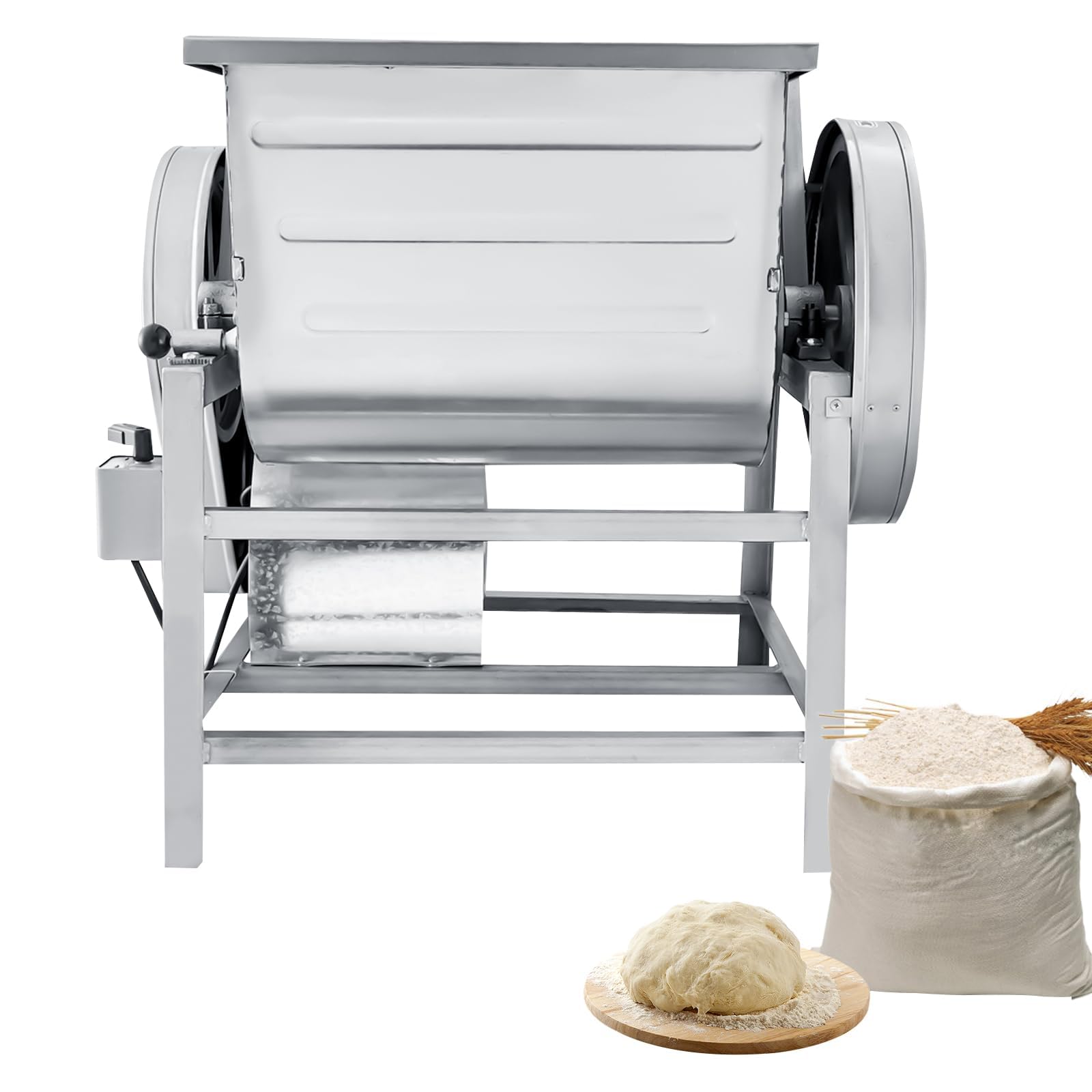 COYEUX Impastatrice Commerciale 30QT, Impastatrice Elettrica da 1500 W, con Miscelazione Girevole a 90 Gradi, per Ristoranti di Noodle, Hotel, Negozi per la Colazione