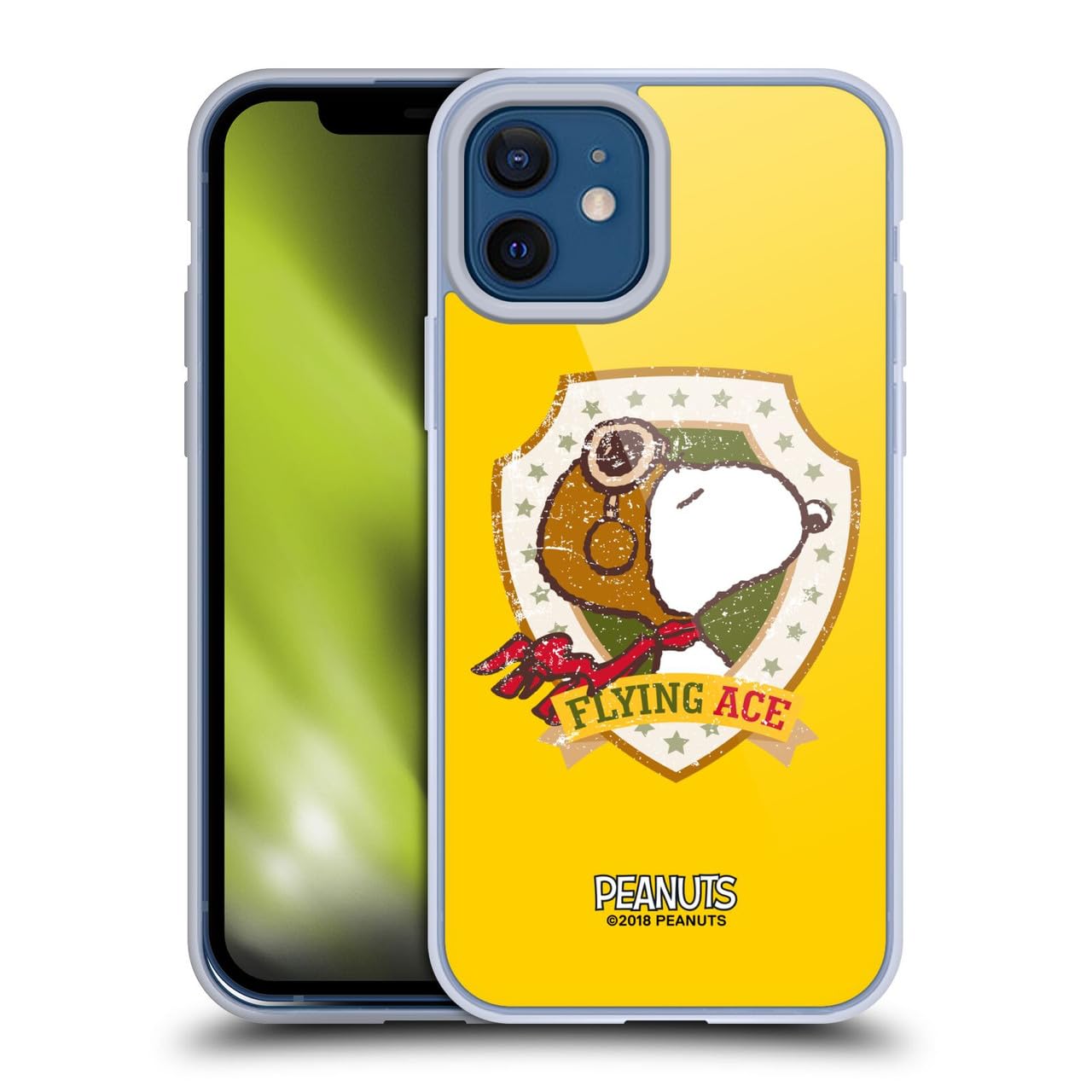 Head Case Designs Officially Licensed Peanuts Flying Ace The Many Faces of Snoopy Gel Case [Military Grade Protection] Compatible with Apple iPhone 12