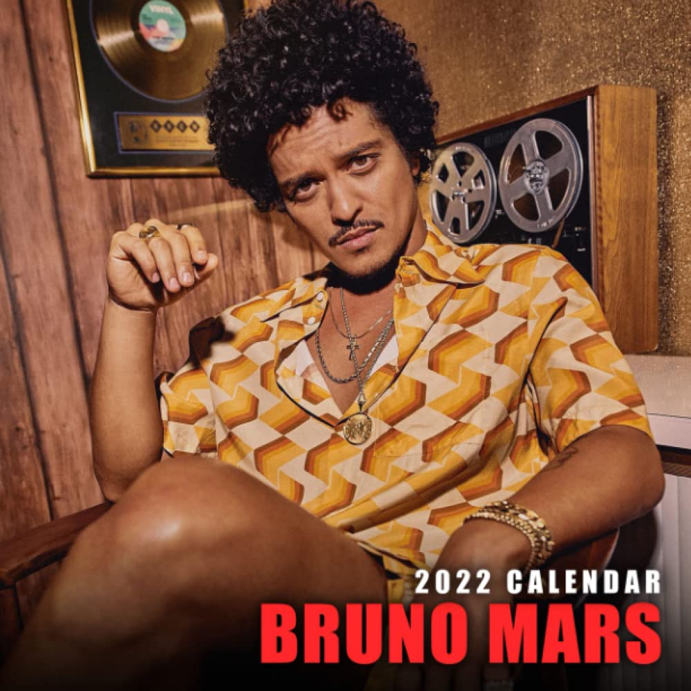 Buy Bruno Mars Calendar 2022 Famous Singer And Songwriter Lunar Moon