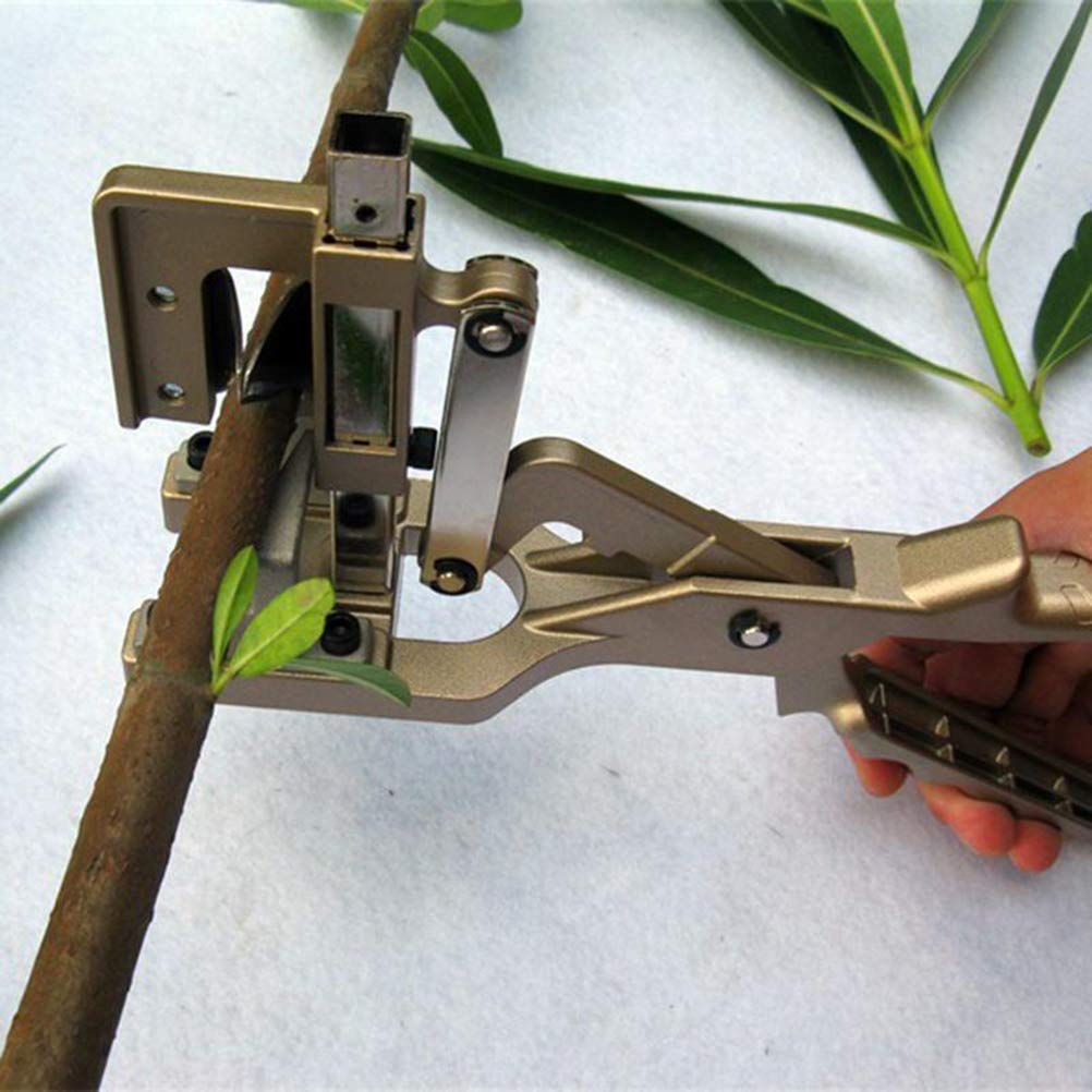 Großes Pfropfwerkzeug für Obstbäume und Reben im Garten, Pflanzenschere, scharfe V-Klinge, Schnitt 5–20 mm Durchmesser, Wurzelstock, Spross
