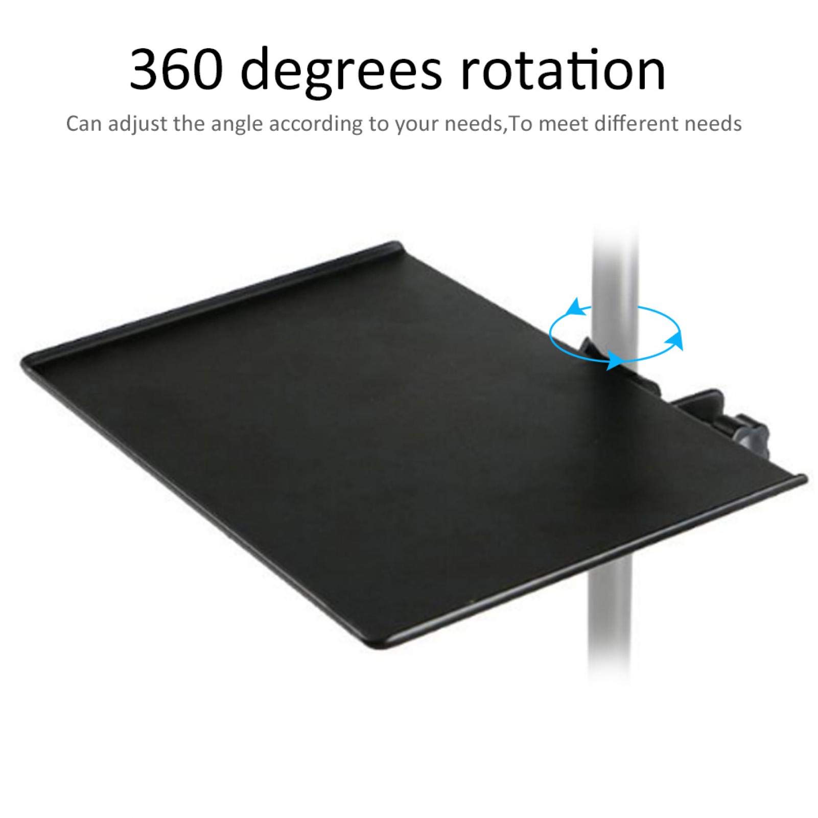 Support de microphone pour tablette, smartphone, support robuste pivotant à 360 degrés, compatible avec les tablettes