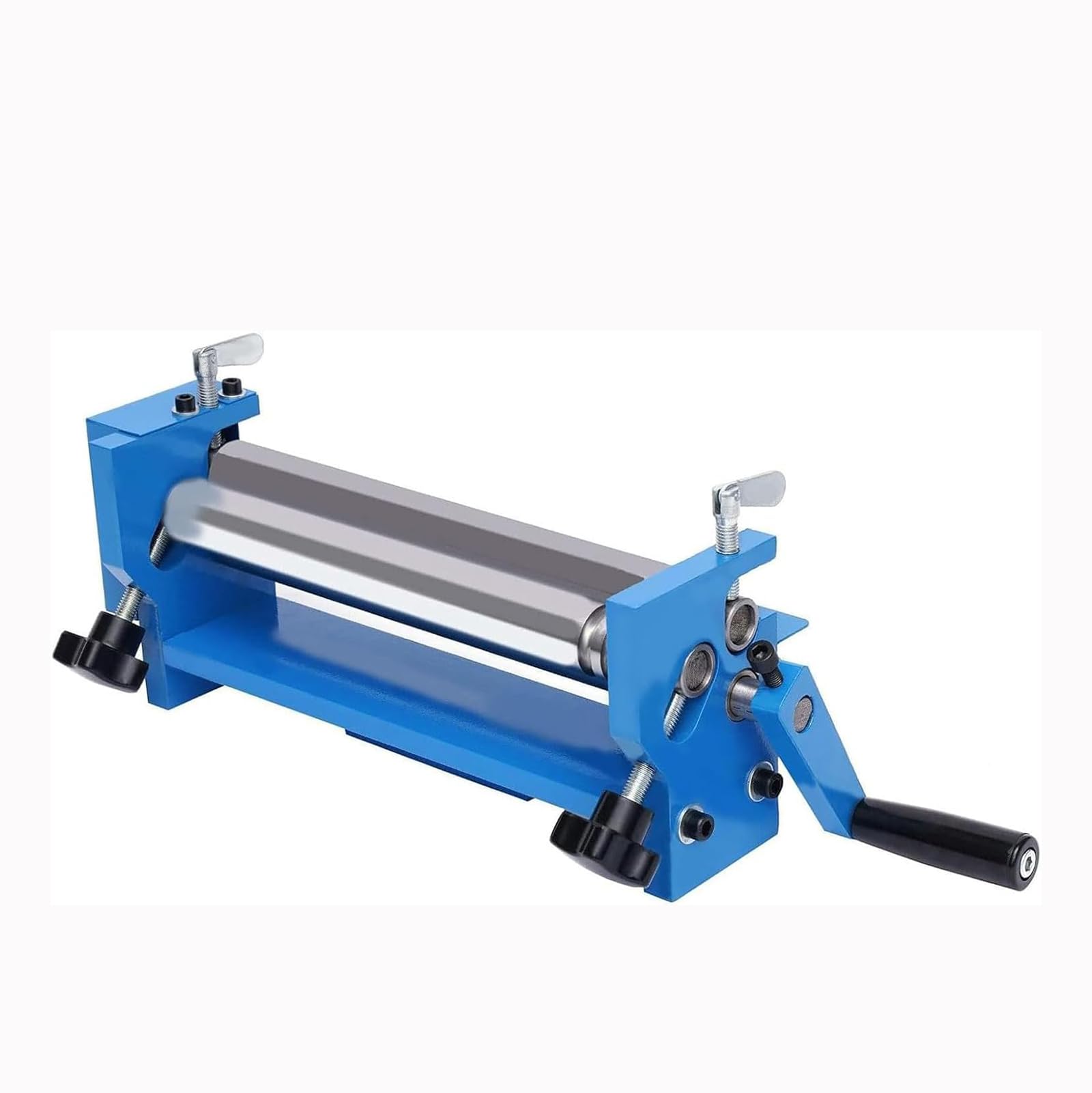 Plegadora de chapa manual de 30 cm con rodillo deslizante y manivela ajustable
