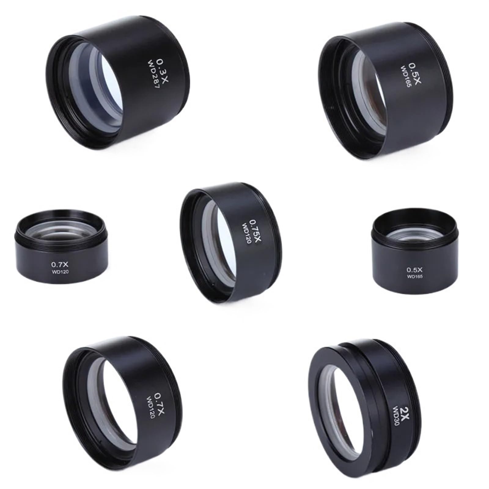 Parti del microscopio 0.3X 0.5X 0.7X 0.75X 1X 2X Lente di Barlow Stereo Accessori for Lenti for microscopio Lente ausiliaria for Obiettivo 48mm Filettatura(1.5X)
