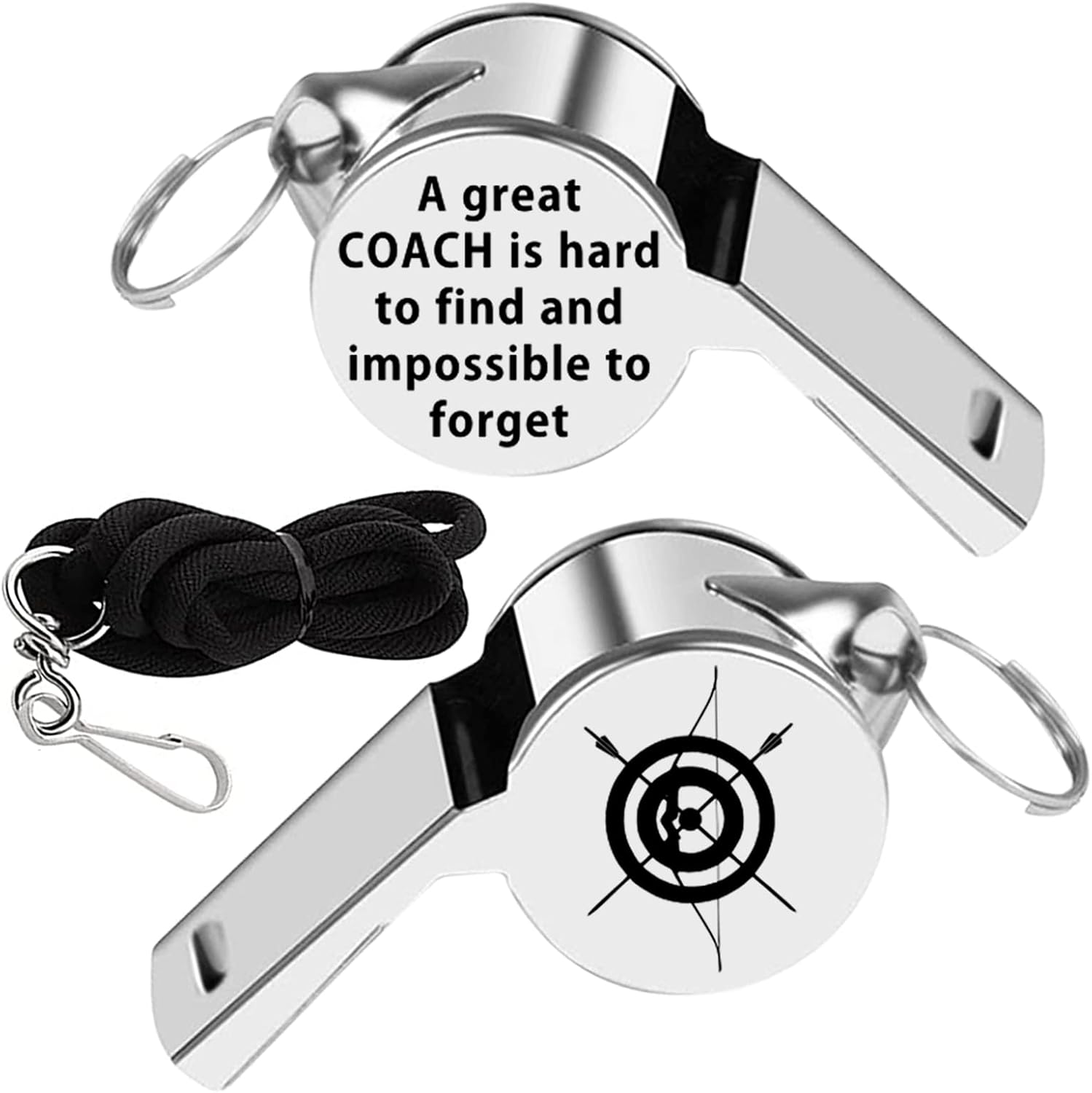 Archery Instructor Whistle with Lanyard Archery Mom Gifts A Great Coach is Hard to Find and Impossible to Forget Whistle for Archery Coach