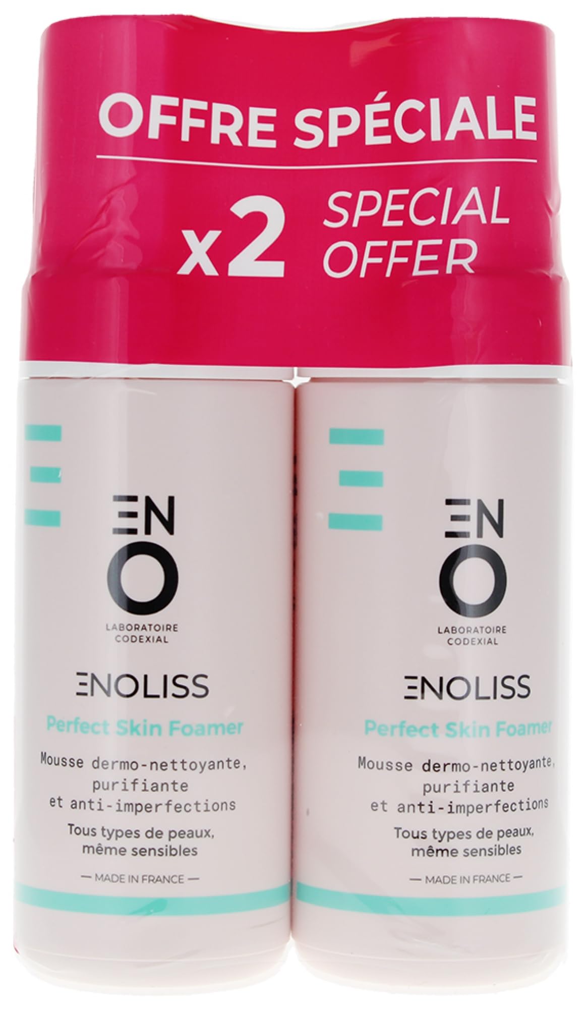 Codexial Enoliss Perfect Skin Foamer Lot de 2 x 150 ml