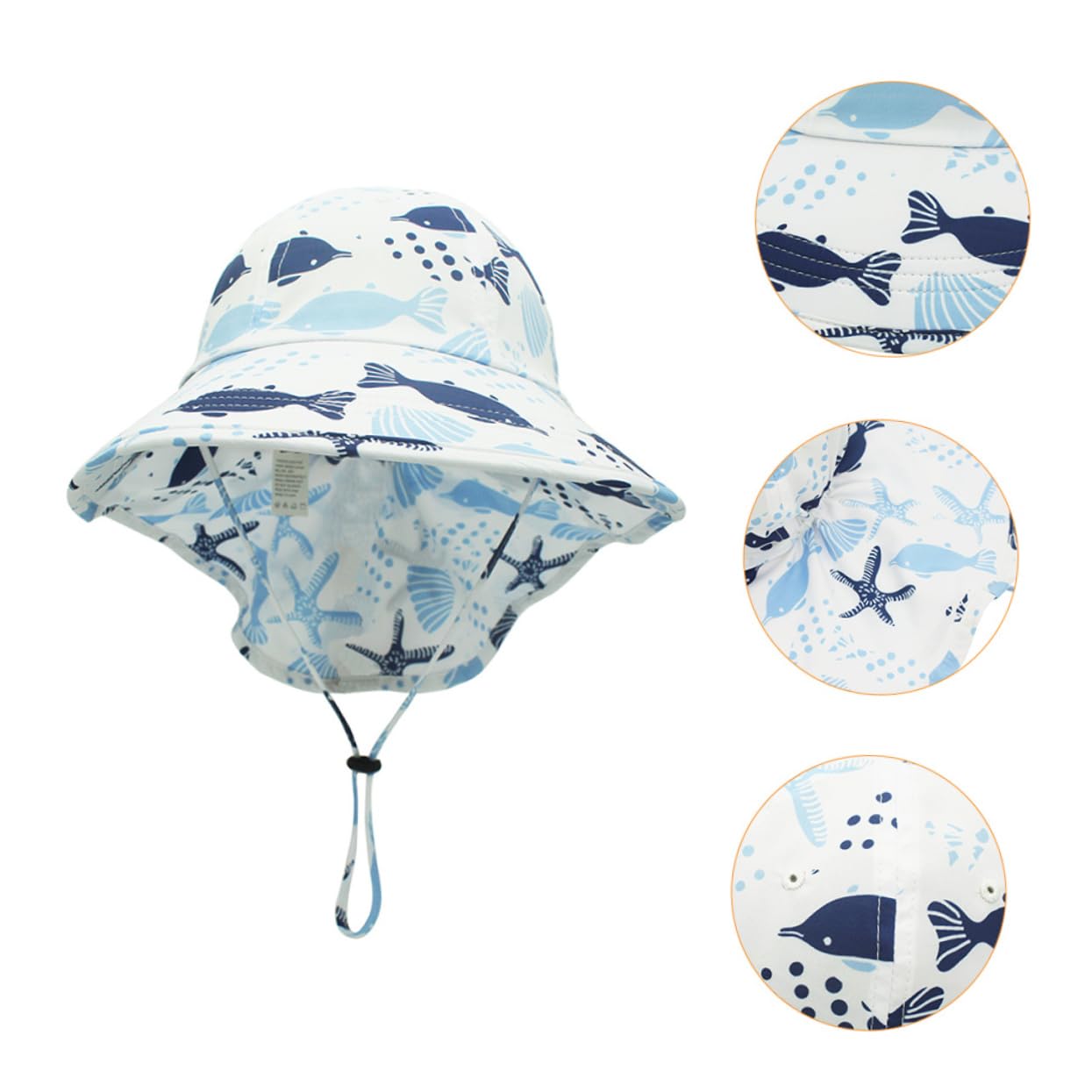 Parasol Sombrero de protección Solar Visera Sombrero de Pescador Tienda Ultravioleta Neto Sombrero para el Sol con protección UPF 50+ Gorro con Protector de Cuello Limpiar