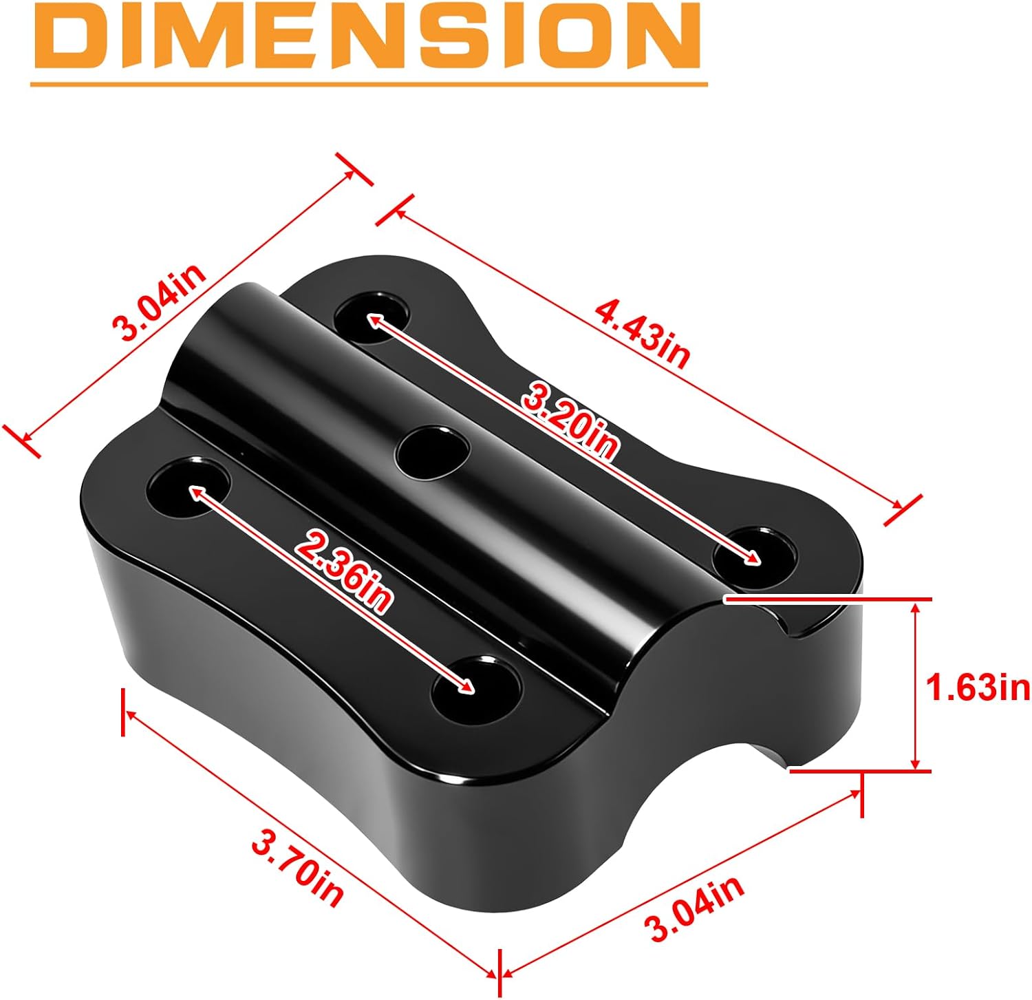 1.25'' Handlebar Risers kit for Can Am Spyder F3/ F3-L/ F3-S/ F3-T All Years, RT/RT Limited with Stock Bars 2020-2025 Models, CNC Cutting Aluminum Material