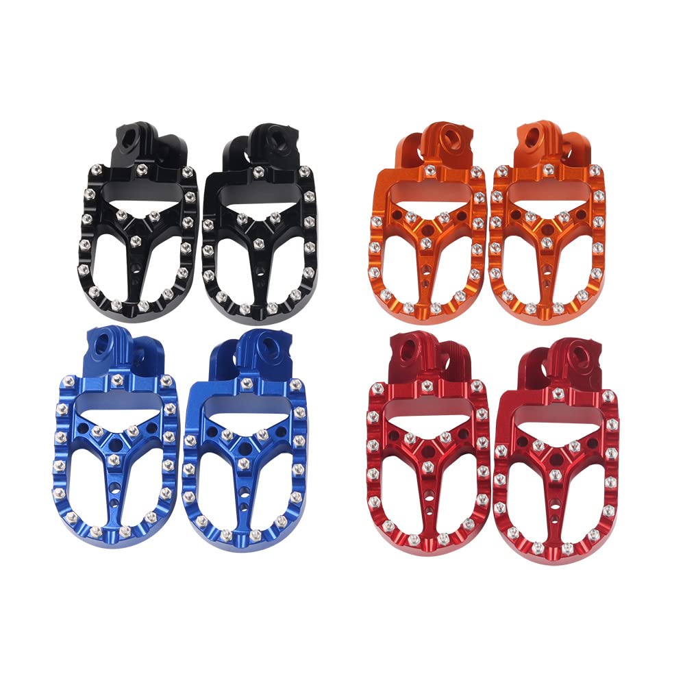 CNC ein Paar Motorrad Fußrasten Pedale breit Dirt Bike für KTM EXC EXC-F XC-F XCF-W SX-F 690 125 150 530 1050 1090 1190 1290 ADVENTURE ENDURO SMC für BETA For HUSQVARNA