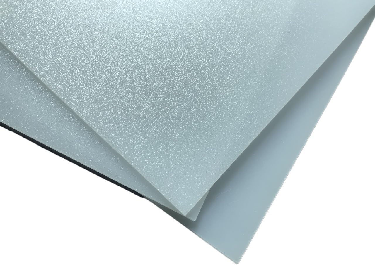 Double Sided Frosted Acrylic LED Lighting Diffuser Panel - 1.4MM Thick High Transmittance Cover for Lampshades(400X400MM 5PCS)