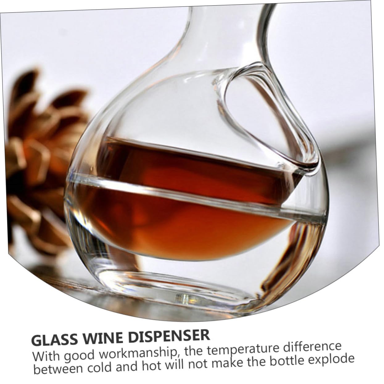 Cabilock Elegant Wine Decanter Set 250ml Wine Decanter for Home Bar Hotel Restaurant