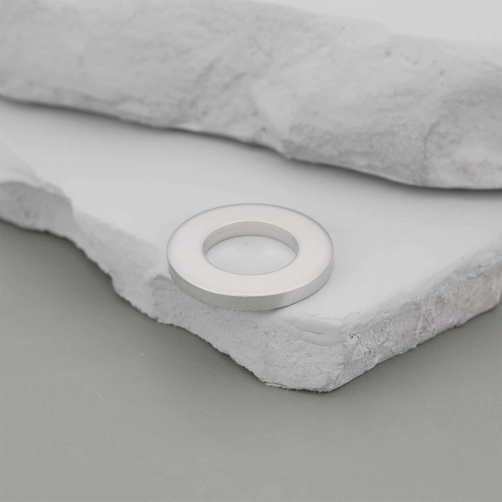 ECSiNG 10 szt. podkładka uszczelniająca 90471-PW7-A00 aluminiowa uszczelka 10 mm x 18 mm x 2 mm kompatybilna z Honda kompatybilna z Acura do czujnika ciśnienia