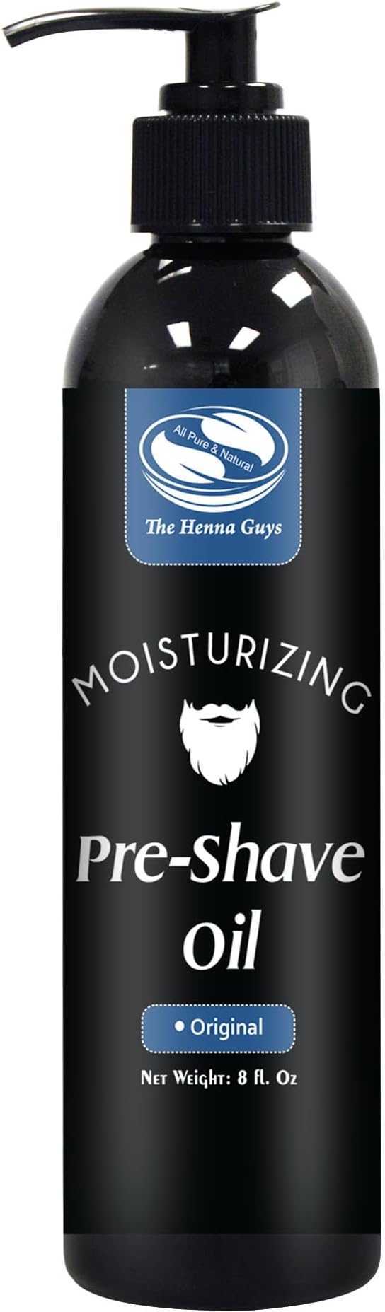 8 fl. Oz, Unscented Pre Shave Oil for Men, Excellent Shaving oil for Men, Prepares for a burns free Shave, Works with Straight or Safety Razor