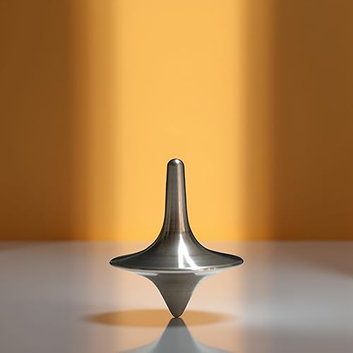 Miniatura 5 de Parte superior giratoria precisa, portátil de precisión de metal giratorio, de alta calidad, exquisito equilibrio perfecto, juguetes de giroscopio,