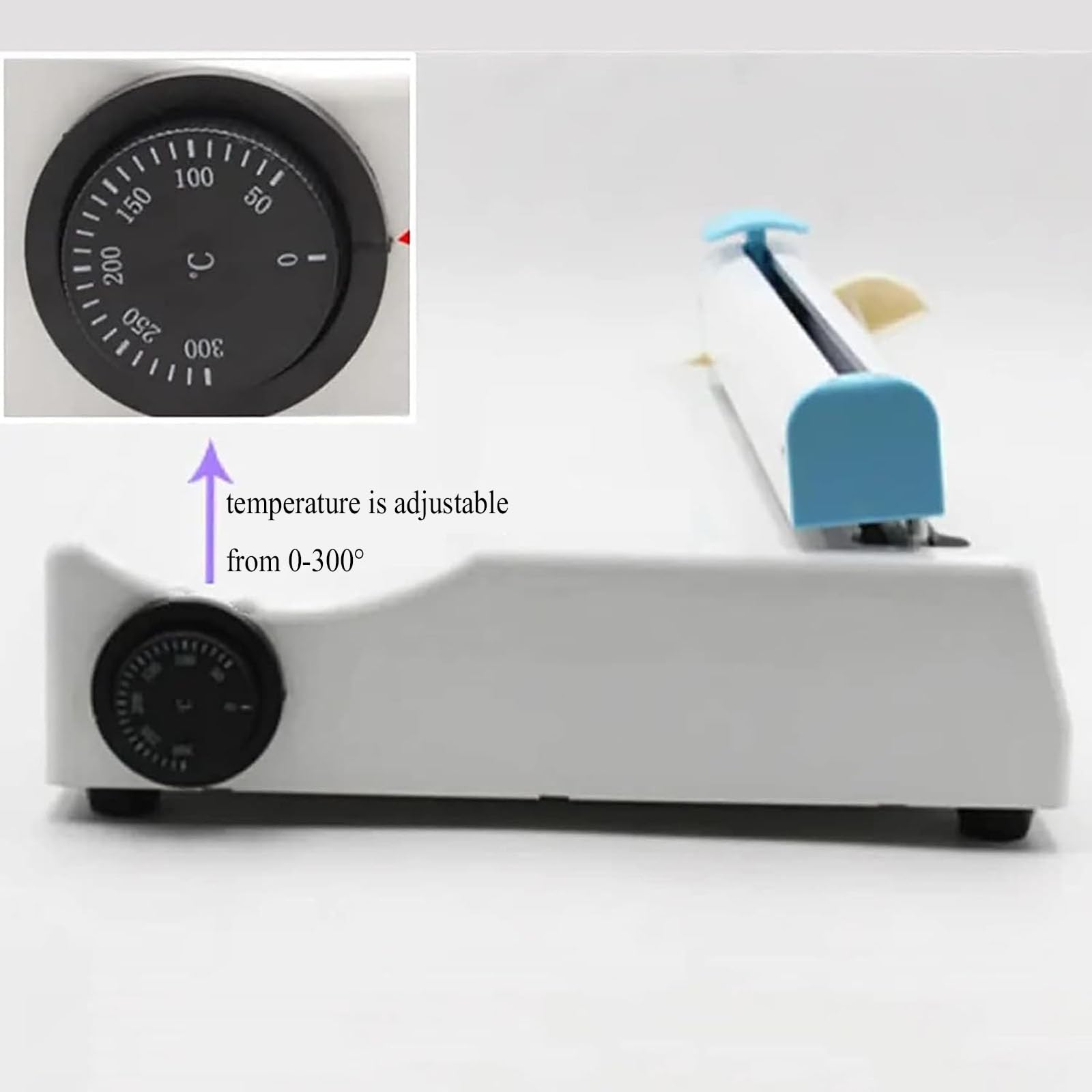 Automatyczna maszyna do uszczelniania dentystycznego 550 W, 12 mm zagniecenia, uszczelka 300 mm, automatyczna temperatura i wyłączanie, do pakowania medycznego