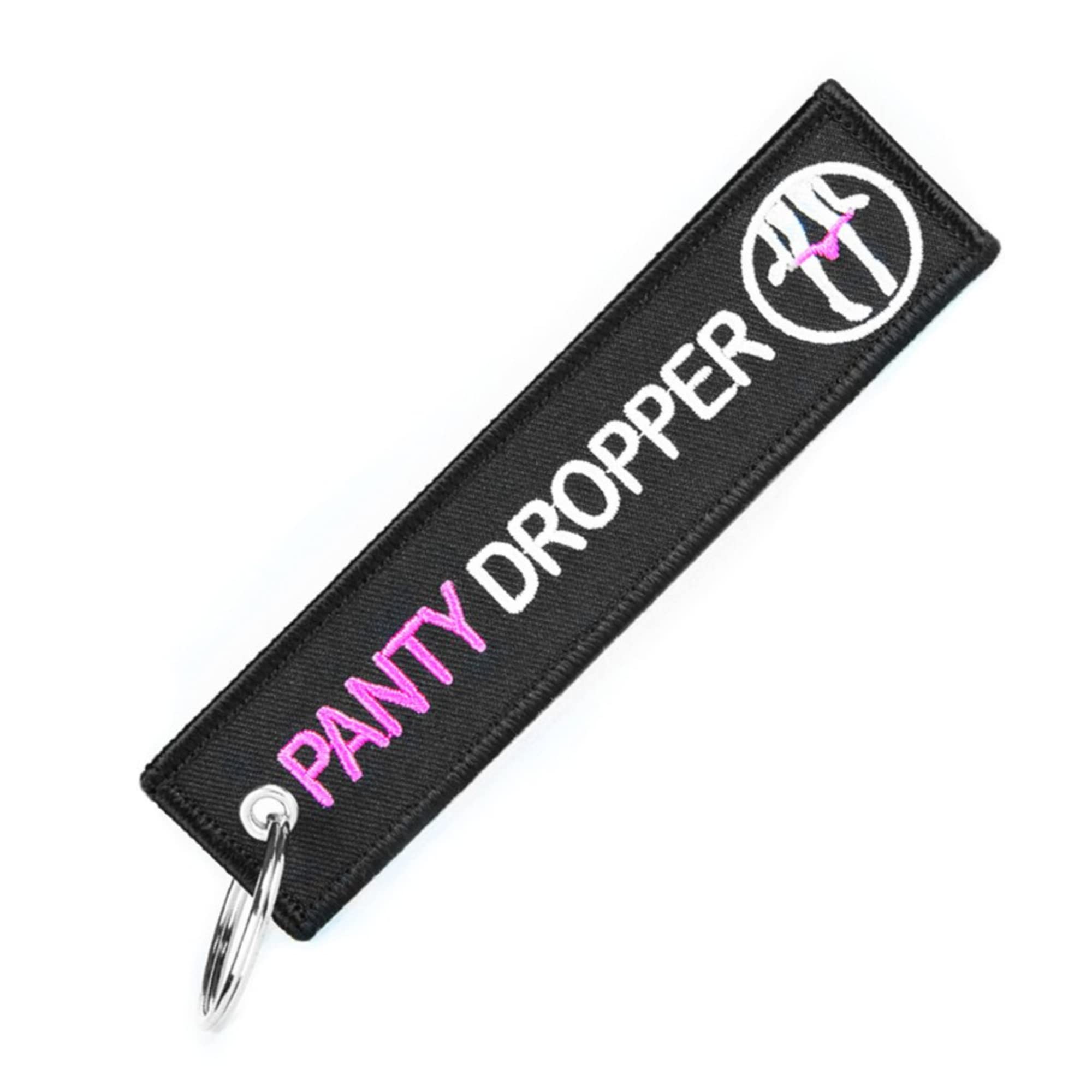 Desconocido Llavero de Moto, Llavero Coche, Llavero para Moteros, Llavero Original de Tela PANTY DROPPER