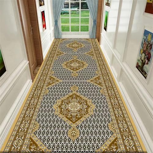 Tapis de couloir rétro Yu2 tapis de passage rectangle 400x80 - 6