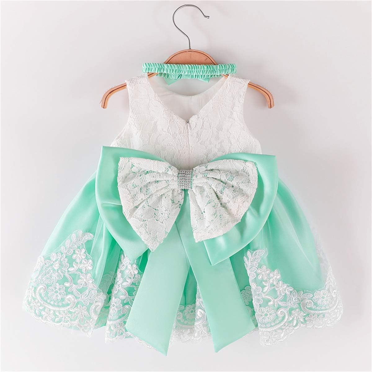 KISSOURBABY DRESS ベビー・ガールズ US サイズ: 0-3 Months カラー: グリーン