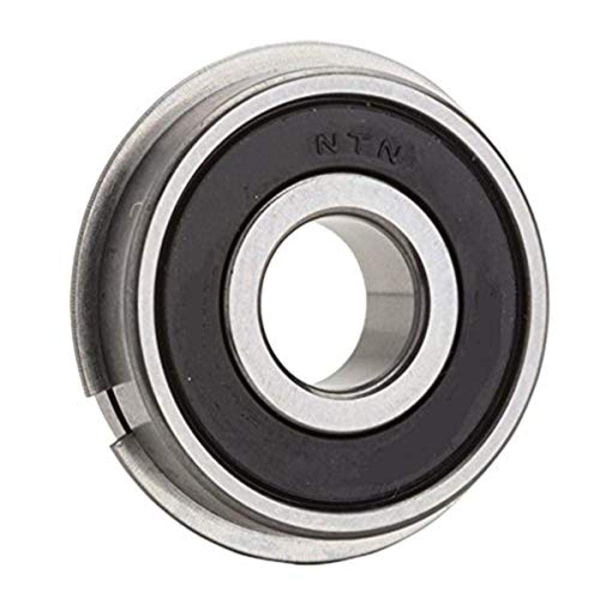 NTN Rodamiento de bolas radial de una hilera 6210LLUNR con anillo de clic, espacio normal, jaula de acero, orificio ID 50 mm, diámetro 90 mm, ancho 20 mm, doble sellado