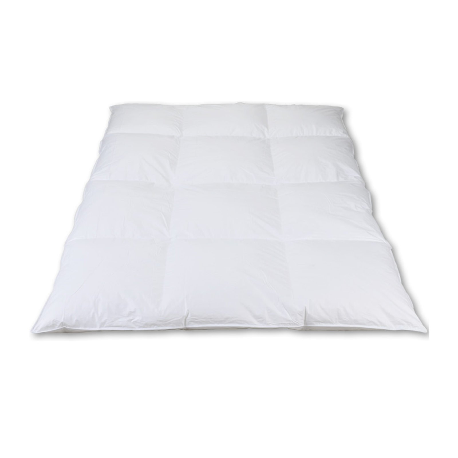 Betten Anne Piumone 10 cm Steg 3 X 4 Cassette 100% Piuma d' oca (bianco Deutsche) 155 X 220 1560 G, crema, 155 x 220 cm