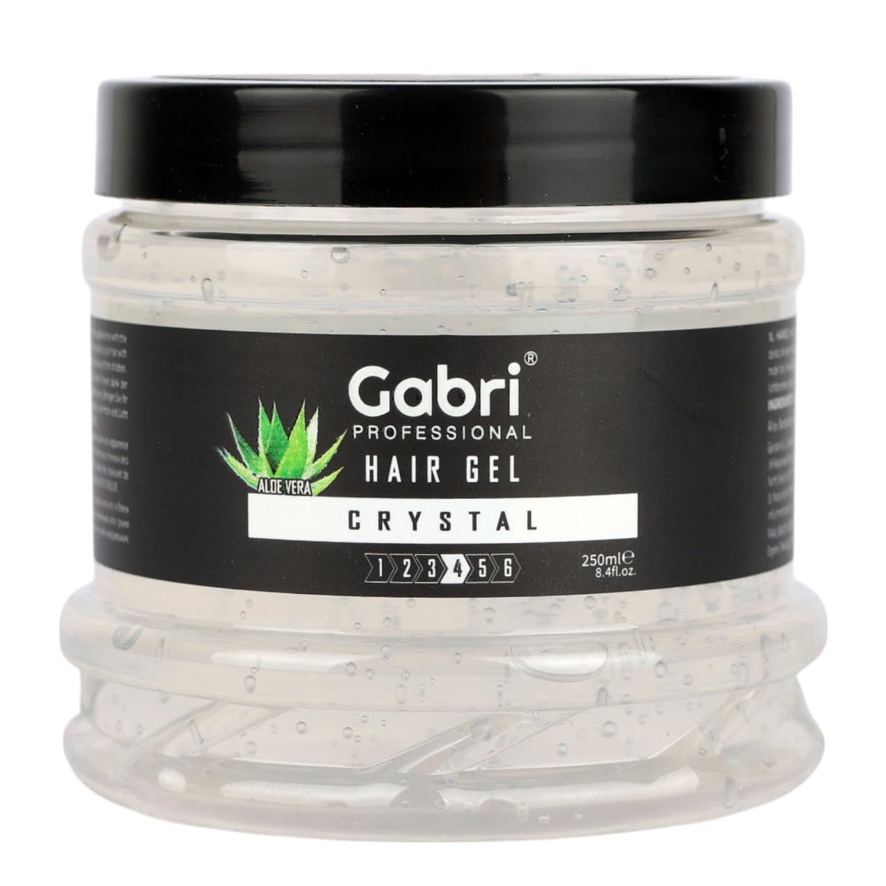 Gabri Hair Styling Gel, Firm Hold Styling Hair Gels, High Gloss, Anti-Frizz Effect, Edge Control
