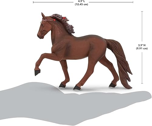 Miniatura 3 de Safari Ltd. Figura de caballo caminante de Tennessee – Figura realista de 5.25 pulgadas – Juguete educativo para niños, niñas y niños a partir de 3