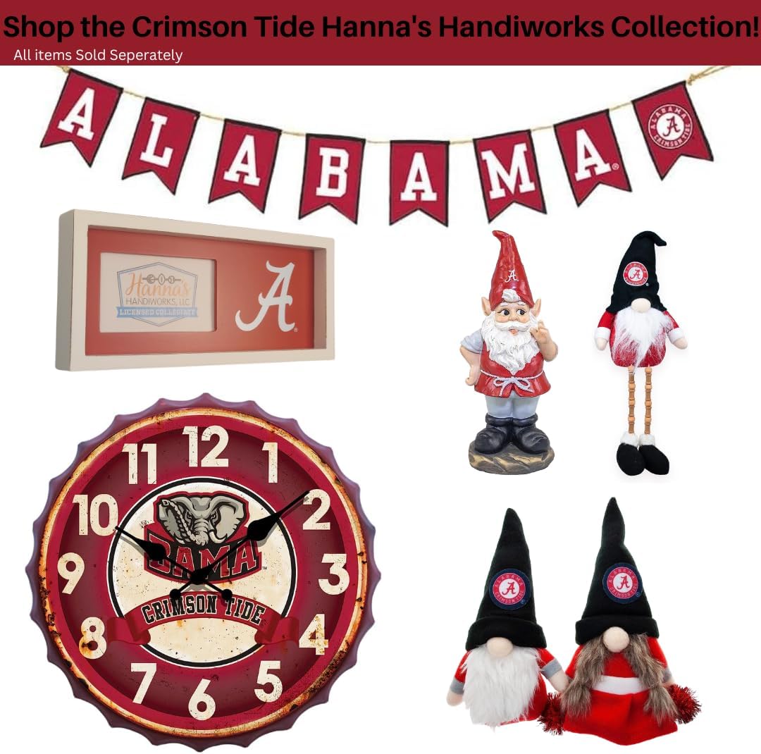 Alabama Crimson Tide Tailgate Party Banner by Hanna's Handiworks | For School Parties, Graduations | Lightweight Fabric | Represent Your NCAA UA Team Spirit | Part 1 “Alabama” - Image 6