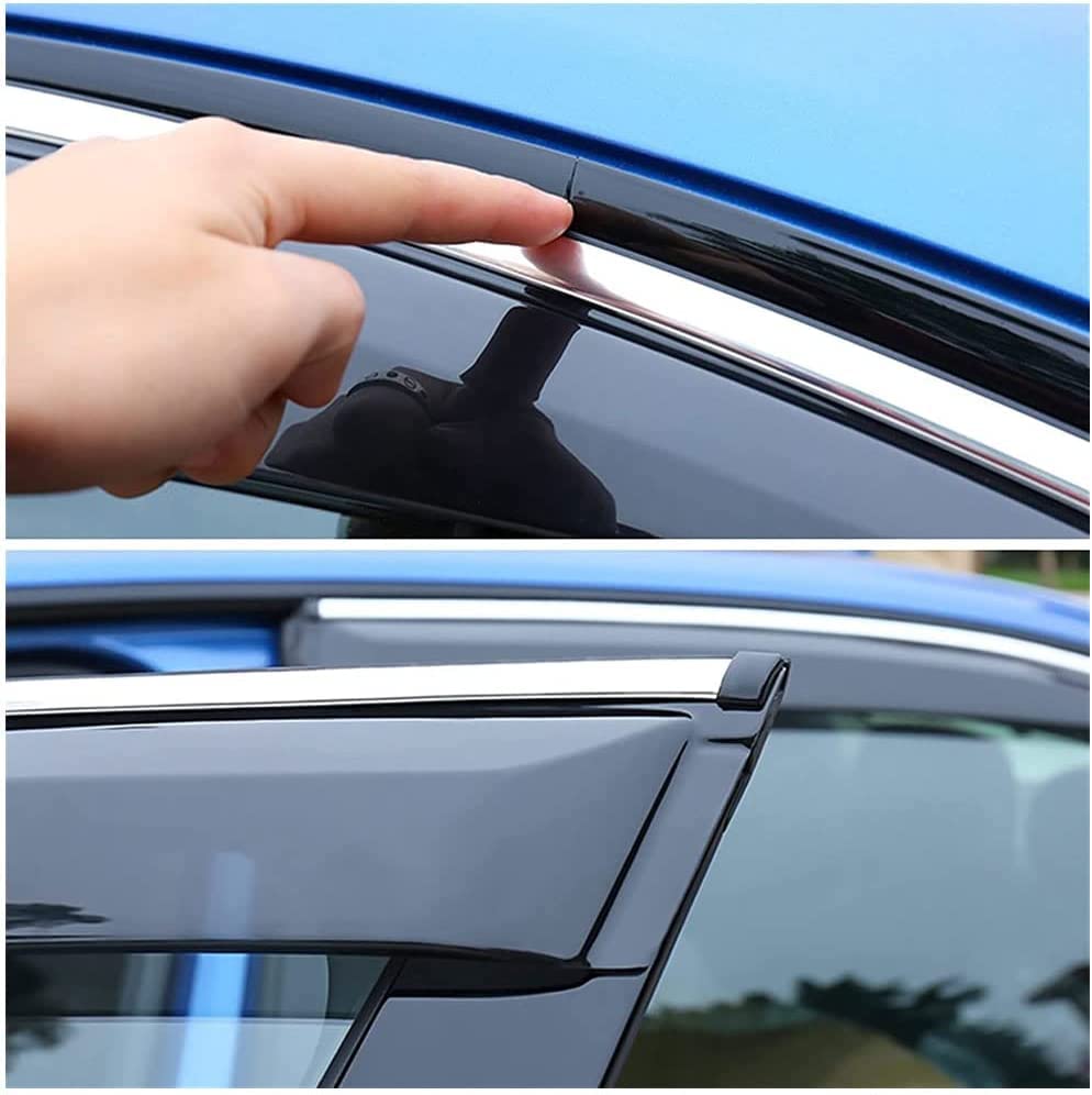 Window Visors For Geely Coolray MK1-SX11 (2018-2025) | Tape-On Rain Guards, Wind Noise Reduction, Easy Install