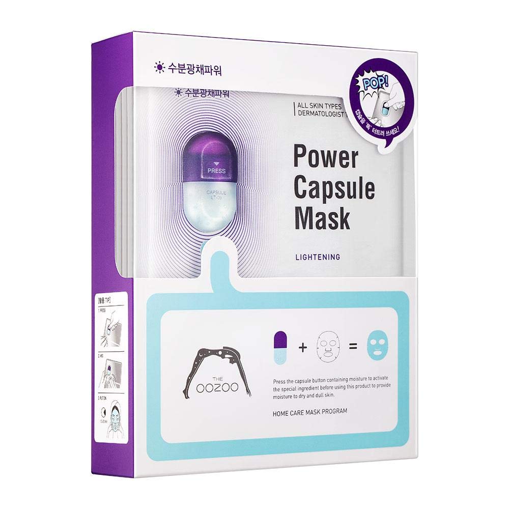 power capsule mask pack 5 sheets (Lightening)