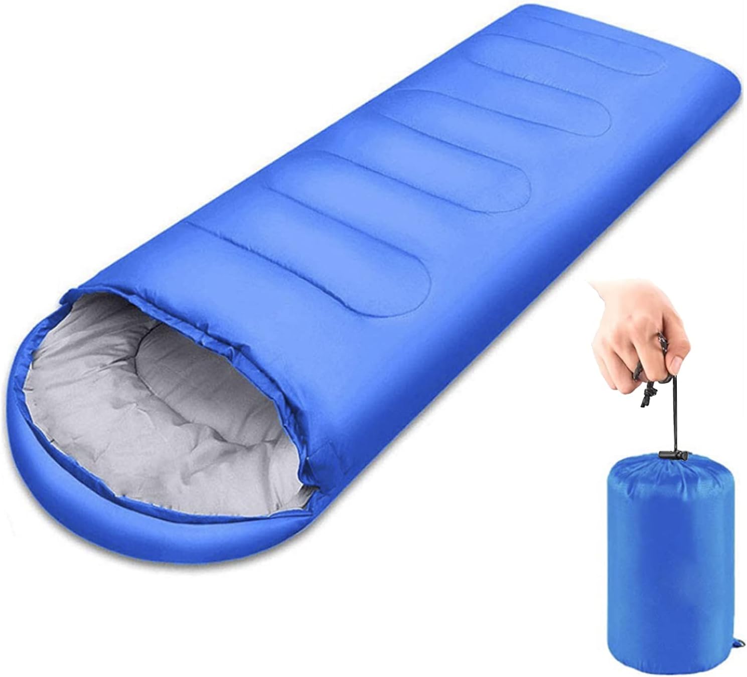 DAYONG Sleeping Bag, Lightweight Outdoor Camping Equipment with Compression Sack, Waterproof Sleeping Bag for Backpacking, Hiking, Fishing, Traveling