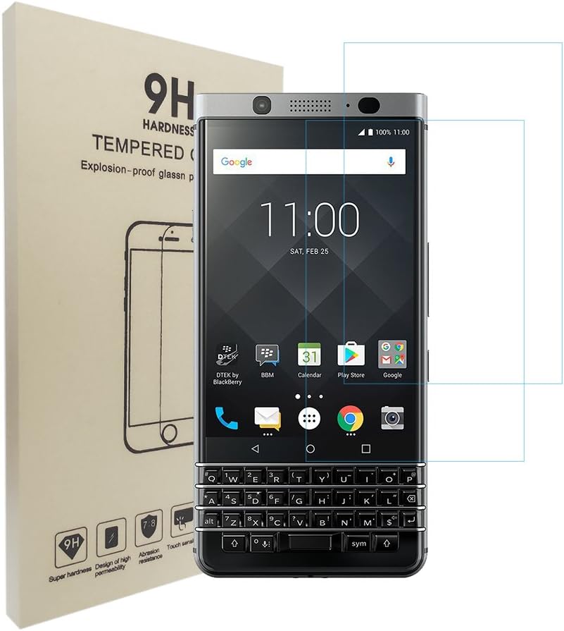 BlackBerry KEYone Screen Protector(Full Coverage) TPU Screen Protector for BlackBerry KEYone(Not Glass)Bubble Free and Anti-Fingerprint(2-Pack)