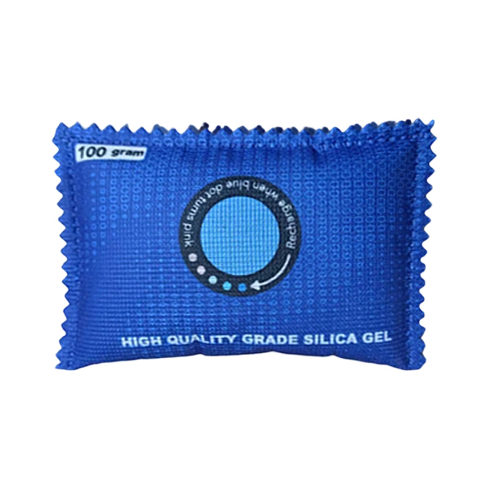 Microwave Reactivated Silica Gel Packs – White, Fabric Bag, 100g, Humidity Absorbing Dehumidifier Packets For Wardrobe, Cabinet, Closet Storage | Food, Electronics, Spices, Jewelry, Shoes Protection