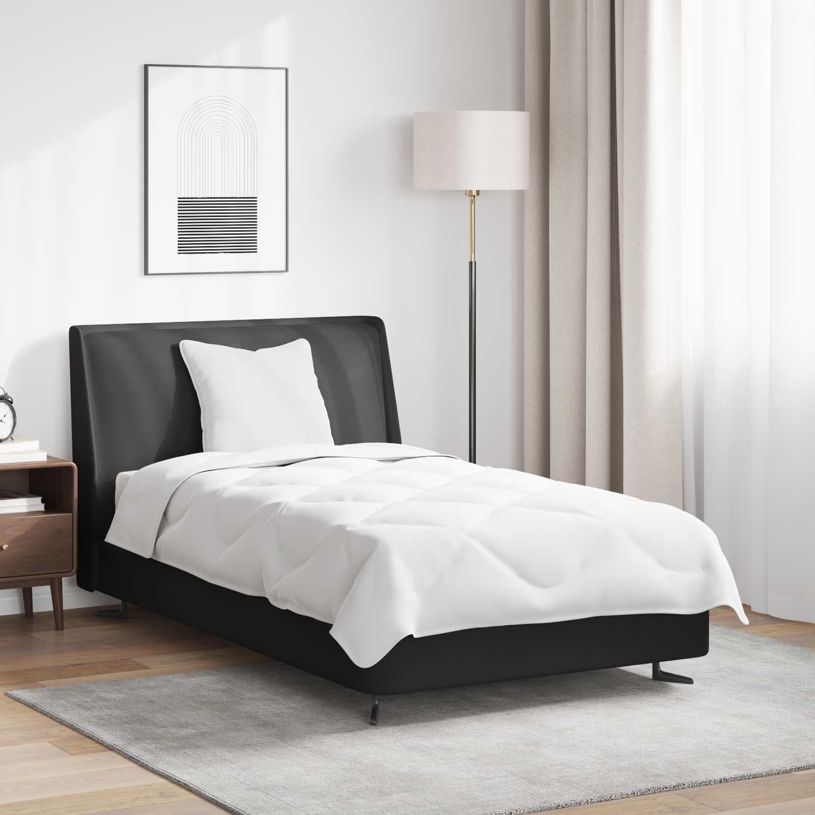 Generico Duvet Estivo con Cuscino 2 PCS Bianco Microfibra,Casa e Giardino,Biancheria,Lenzuola e Coperte,Bianco,3.02 kg,3376490