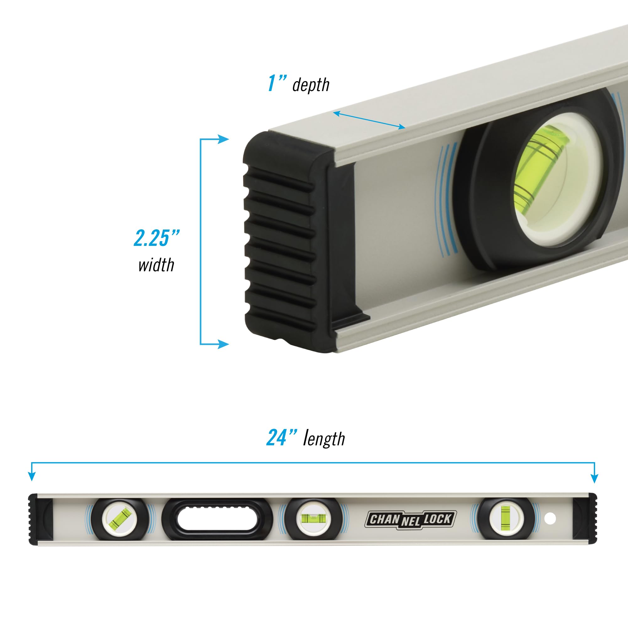 Channellock 24" I-Beam Level - Precision & Durability -2