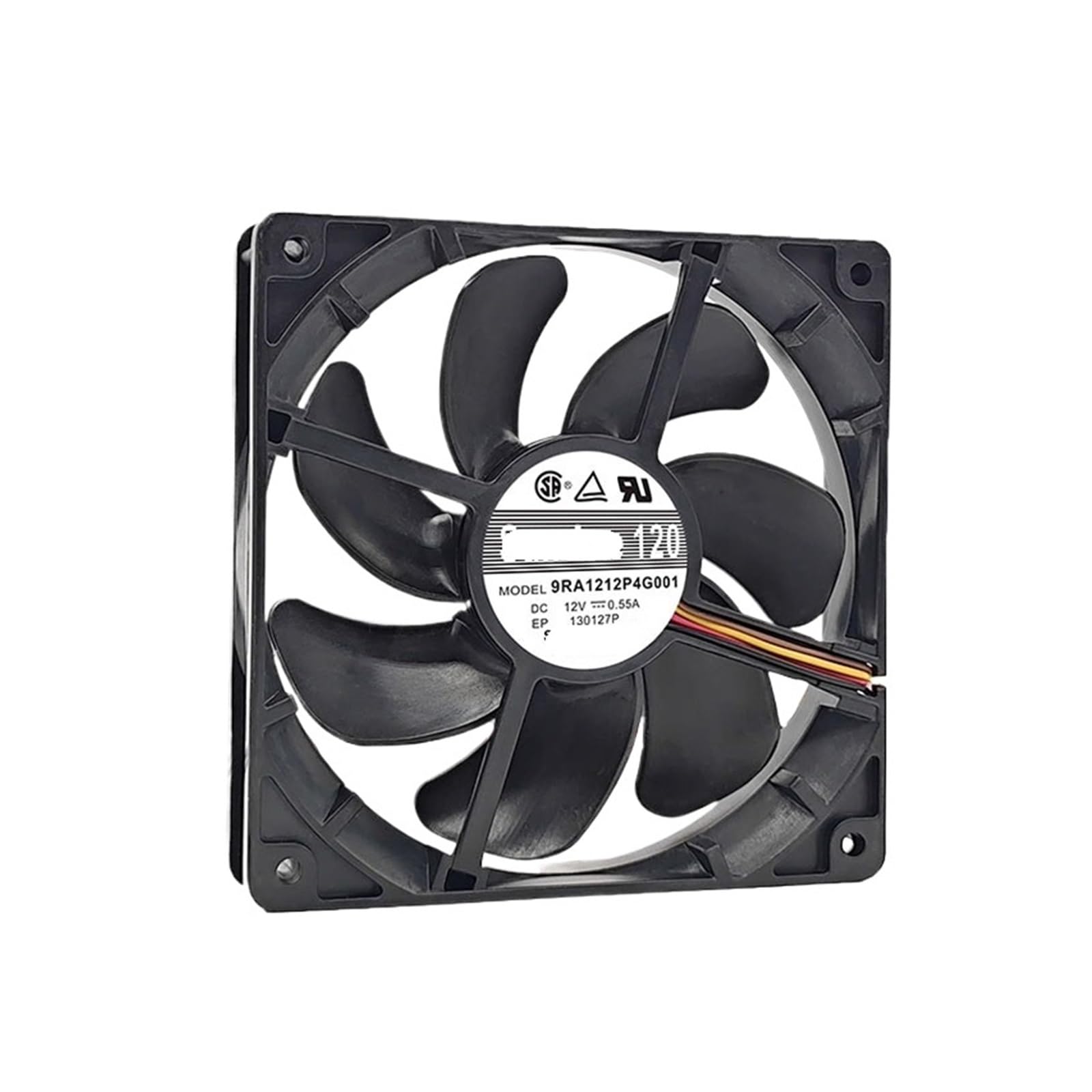 PEQYUACTE 9RA1212P4G001 12V 0.55A 12025 120 * 120 * 25mm 12cm Cooling Fan