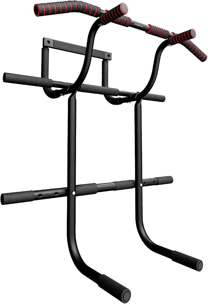Barre de traction pour porte et sangles de suspension pour la maison, système de gym en acier, barre d'exercice pour tractions