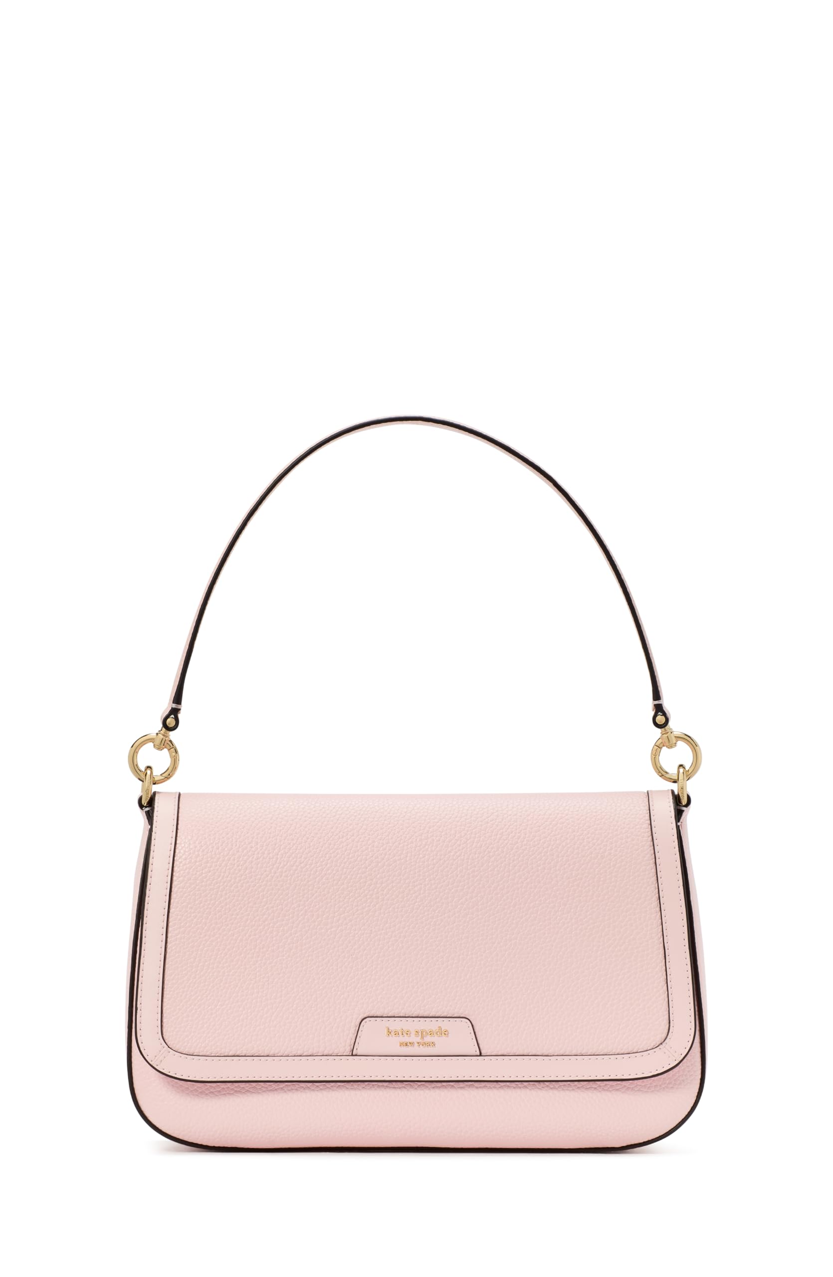 kate spade new york Hudson Pebbled Leather Flap Shoulder Bag