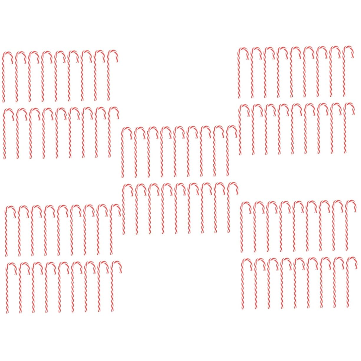 IMIKEYA 250 STK Christbaumschmuck Zuckerstangen Zum Basteln Gefälligkeiten Für Weihnachtsfeiern Weihnachtslutscher Dekorationen Zuckerstangen-weihnachtsbaumdekoration Weihnachtsbehänge P.s