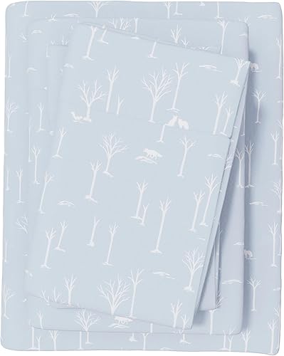 Miniatura 14 de Great Bay Home - Juego de sábanas de franela 4 piezas, tamaño California King, 100% algodón turco, doble cepillado, ultrasuaves, acogedoras, ropa