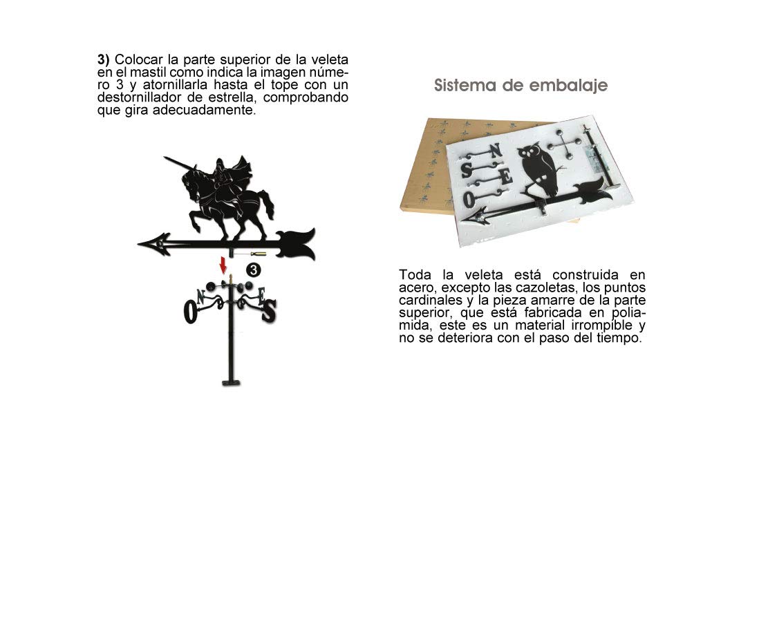 Veleta de Viento para Tejado con Silueta de Caballo,Negro Mate,90 x57 x91,5 cm (21041)