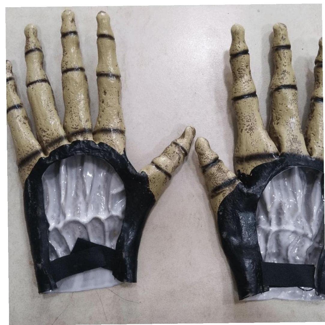 Guantes De Esqueleto De Halloween Para Niños – Guantes De Ciclismo Que Brillan En La Oscuridad Para 5-12 Años | Perfectos Para Truco O Trato Y Fiestas De Disfraces