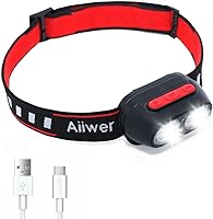 Vista 1 de Head Lamps LED Rechargeable Headlamps for Adults & Kids, IPX4 Waterproof Headlamp Flashlight for Running, Hiking,Camping, Fishing,Cycling, USB C