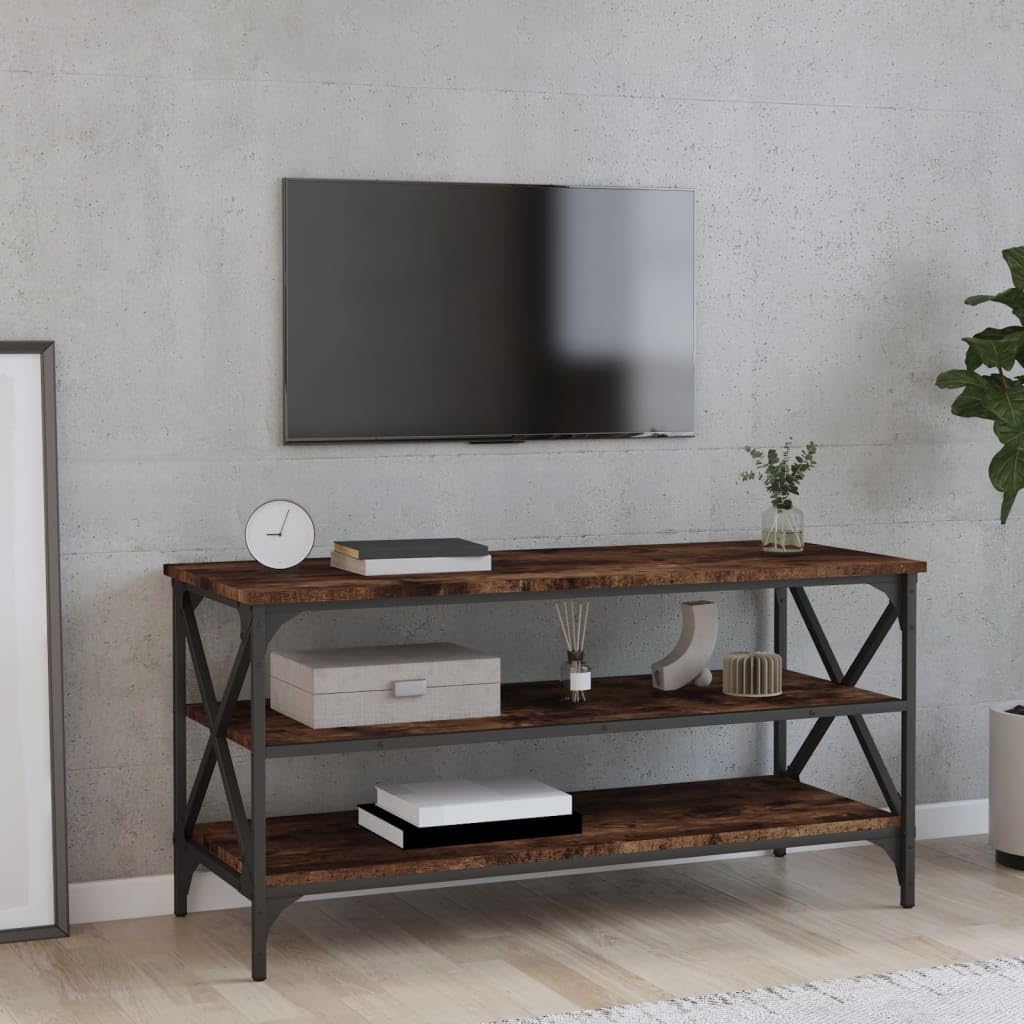 Mueble para TV de roble ahumado ideal para renovar el almacenamiento de tu salón