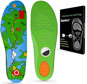 Insoles Airtag Hidden Holder, Tracker Devise Case, Comfortable Inserts Shoes Pink Pink Foot 6 2 6 9ininsole 6 8 5in10 12c P 256862141