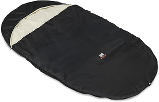 Deryan Schlafsack - Kleinkind - Geeignet für Kinder ab 1 Jahr - Sichere Nächte - Baumwolle innen - 125x67x2,5 cm - Inklusive Tragetasche, black, SL Bag